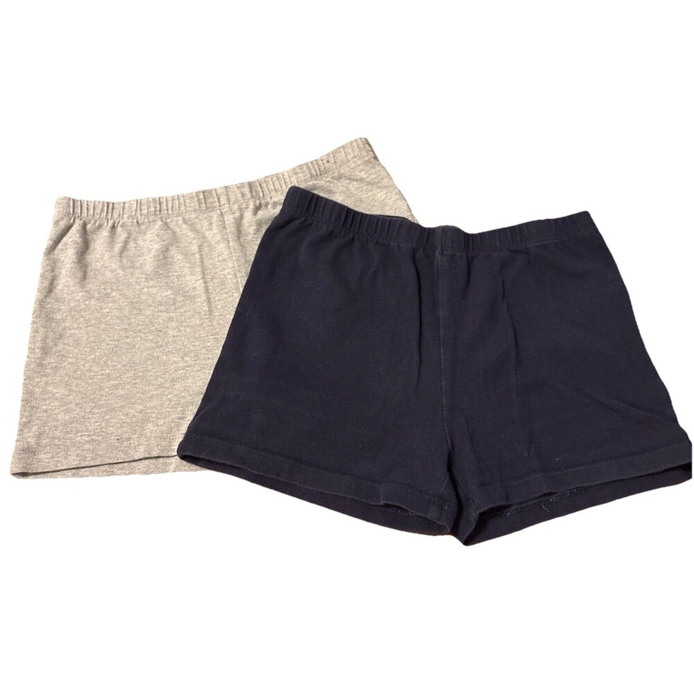 Lot Of 2 The Children’s Place Girl’s Size 10/12 Gray Navy Shorts